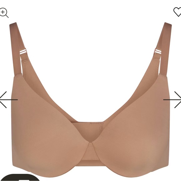 Skims smoothing intimates lightly lined full coverage bra-sienna nwt - Picture 4 of 4